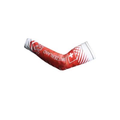 China Breathable 2022 Switzerland Football Fans Arm Band Swissarm Tattoo Sleeve for sale