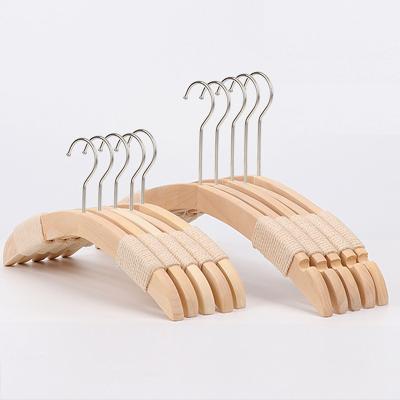 China High Grade Wood Coat Hangers Jacket Clothes Non Slip Modern Luxury Hangers for sale