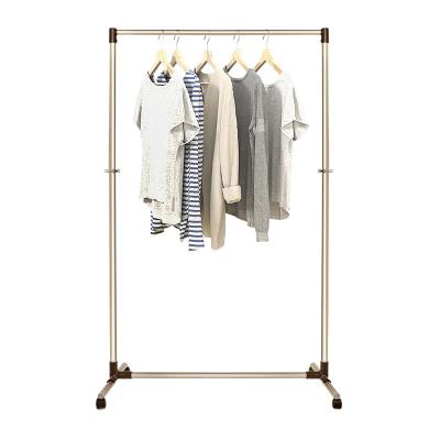 China Eco-friendly Movable Aluminum Portable Clothes Rack Laundry Rack Hanger Drying Rack for sale