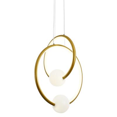 China Modern Nordic Gold / Black / Rose Simple Modern Pendant Light for sale