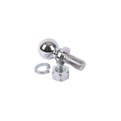 China Trailer Parts High Quality Cheap Price Chrome Adjustable Tow Ball Set Fixed Plated Round Tow Ball for sale