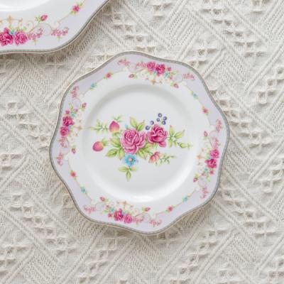 China Sustainable New Product Serving Plates Round Ceramic Dish Cheap Wholesale Dish for sale