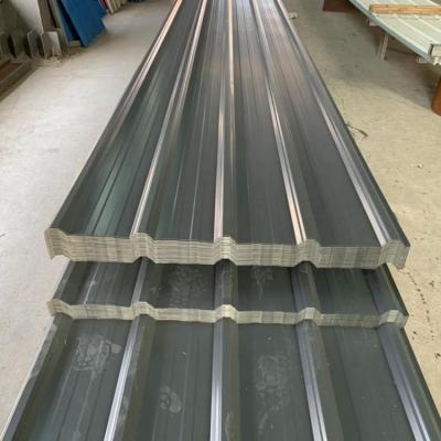 China Easy Forming Colored Corrugated Black Bitumen Galvanized Steel Roofing Sheets for sale