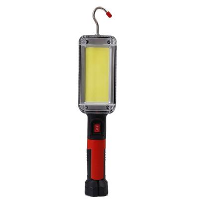 China ABS LED COB USB Rechargeable Flashlight Hook Lamp Magnetic Portable Working Outdoor Camping Light Light for sale