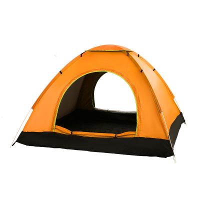 China Customized Logo Double Layers Outdoor Sleeping Tent Picnic Easy Installed Camping Tent 200x200x135 for sale