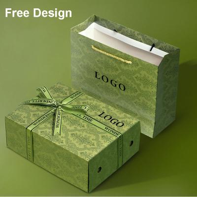 China Custom Logo Luxury Cardboard Paper Packaging Recyclable Custom Free Design Eco-Friendly Rigid Gift Boxes for sale