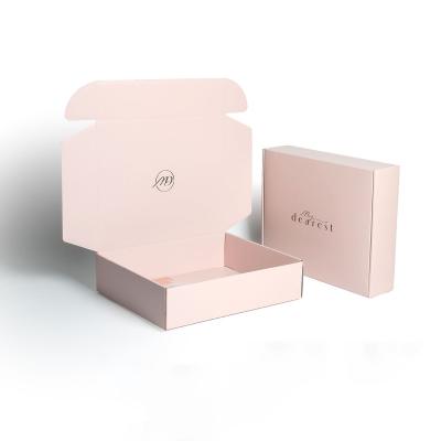 China Skin Care Beauty Tissue Rose Mailing Boxes Recyclable HOT Logo Gift Delivery Mailing Packaging Tender Paper Custom Box for sale