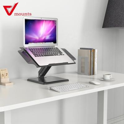 China Laptop Notebook (Height) V-mount Metal Panel MDF Adjustable Height Adjustable Height Plastic Aluminum Base Folding Riser VM-LHA6 for sale