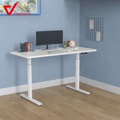 China (Height)Adjustable V-Mounts Electric Desk Sit Stand Desks Height Adjustable With Ergonomic Dual Motor Mount for sale