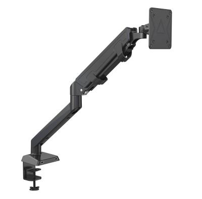 China Home Manual Rotation Adjustment Full Motion V-mount Single Arm Monitor Mount 32 Inch With USB Interface for sale