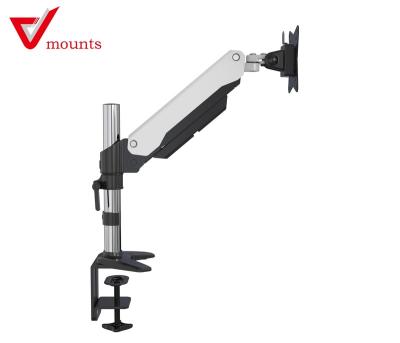 China Home V-Mounts Shock Absorber Height Adjustable Table Clamp Front & Rear Monitor Mount Mounting Arm for sale