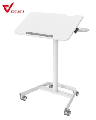 China V-Frame Ergonomic Adjustable Height Fender Adjustable Mobile (Height) Desk With Lockable Wheels VM-FDS107D-1 for sale