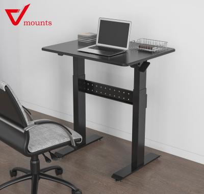 China Adjustable Black Stable V-mounts Height (Height) Adjustable Movable Location To Standing Desk With Gas Spring for sale