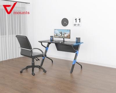 China Foldable V-Frames Gamer Workstation PC Computer Desks Ergonomic Z-Shaped Gaming Table VM-ES05 for sale