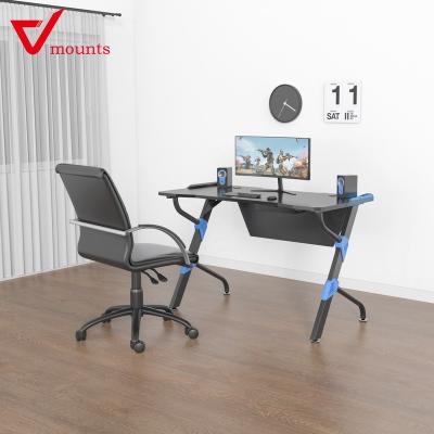 China Ergonomic PC Computer Desk Gaming Desk (Other) Adjustable Z Shaped Gamer Workstation V-Frames for sale