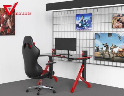 China V-Frame Electric Height Adjustable Gaming (Height) Desk with RGB Lights Ergonomic Home Office Computer Table Workstation VM-ESE122-2 for sale