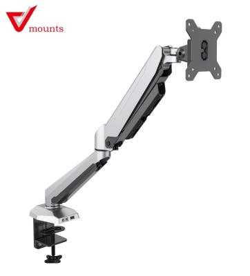 China Home Ergonomic V-Mount Single Desks Stand Monitor Mount With USB Port VM-GM212U for sale