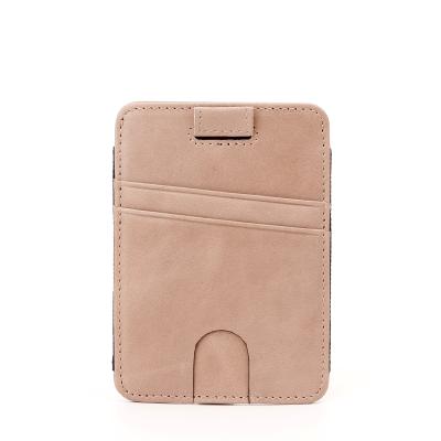 China 2022 New Arrival Credit Card Women Fashion PU Card Holder Rfid Card Holder Leather Wallet for sale