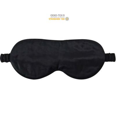 China Southsilkroad OED sleeping eye mask 100% light natural silk perfect black light shading for night sleep oekotex for sale