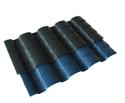 China Contemporary Chinese Style Roof Tiles Sheet Roofing Sheet Large Corrugated Plastic Replace Of Metal Plain Customized PVC Color Roof Materials for sale