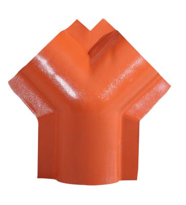 China Modern Traditional Accessories Ridge Tiles Roof Materials Tile Three Way Tee for sale