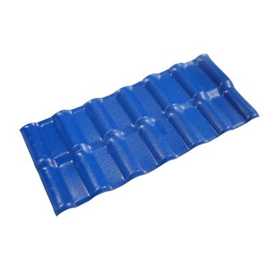 China Modern Warehouse Impact Resistance PVC Roof Materials Sheet Weather Resistant Plastic Roofing Tiles for sale