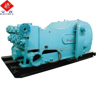 China Oilfield Drilling Mud Pump Manufacturers QF1300 QF1600 Triplex Chinese Single Acting Reciprocating Piston Drilling Mud Pump for sale