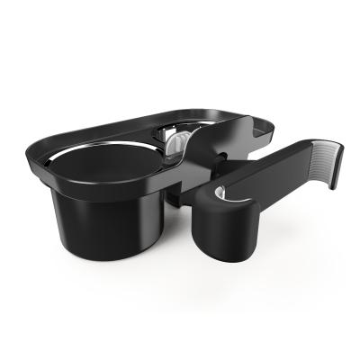 China ABS Backseat Drink Food Cup Tray Hot08 Auto Car Seat Travel Tray For Coffee Tea for sale