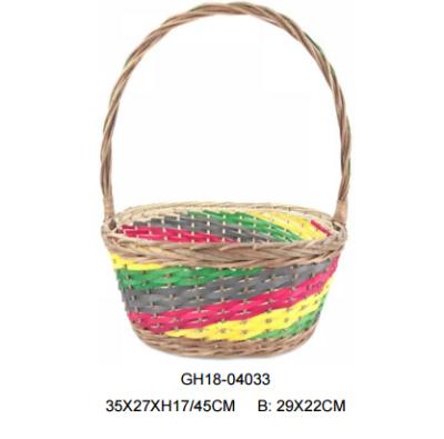 China Viable Cheap Wicker Baskets Wicker Baskets Handful , Wicker Baskets For Gifts Flower for sale