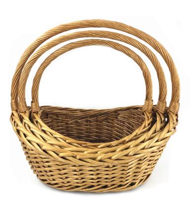 China Europe factory wholesale cheap price gift wicker fruit basket for sale