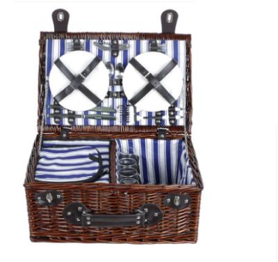 China Europe willow picnic basket wicker picnic basket set for sale for sale