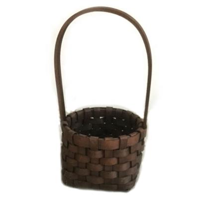 China Cheap wood chip flower basket from Europe, wholesale wooden baskets for sale