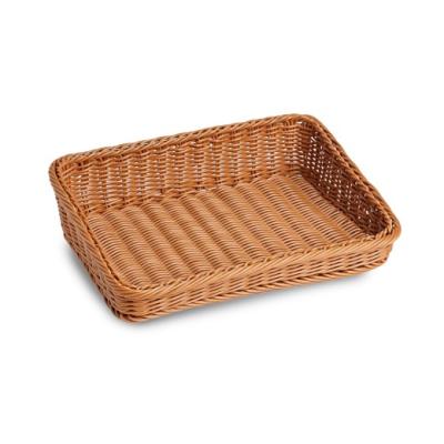 China Durable Shandong juye tipped plastic storage basket tray for sale