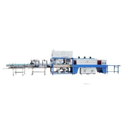 China Food Single reel shrink machine Linear Style Hot Shrinking Film Packing Machine for sale