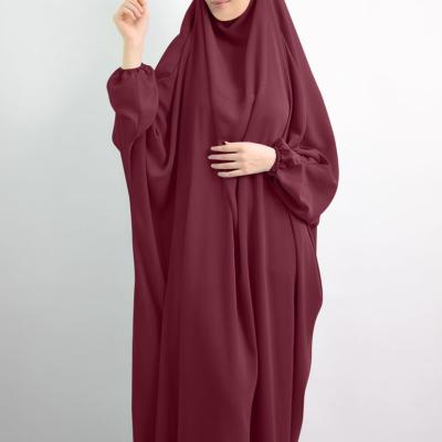 China Muslim Dress Ethnic Clothing Kaftan Long Prayer Clothes Dubai Abaya Islamic Clothing Hijab Clothes Free for sale