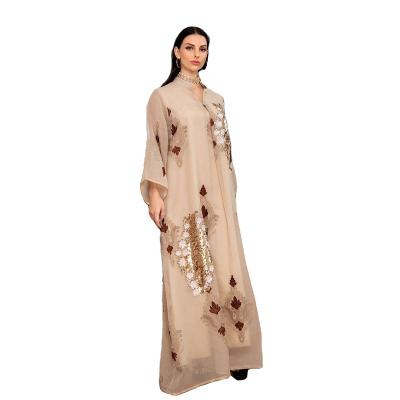 China High Quality Polyester Fiber (Polyester) Women's Muslim Evening Dress Turkey Print Casual Other Dresses for sale