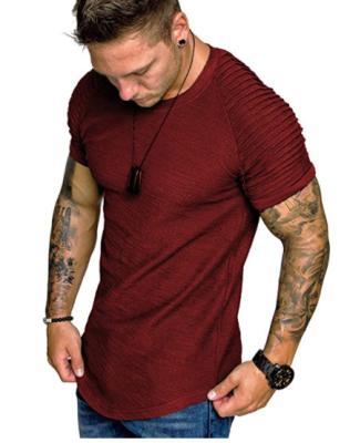 China High Quality QUICK DRY Short Sleeve Sports Summer Men's Casual Cotton T-Shirt With 6 Colors for sale