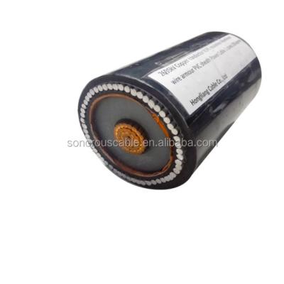 China Electrical Current 33kV Underground Underground Cable Types Copper 300mm2 Aluminum Copper XLPE Cable for sale