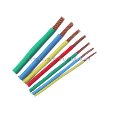 China Overhead Multicore Electrical Cable Low Voltage BV PVC Flexible Power Cable for sale