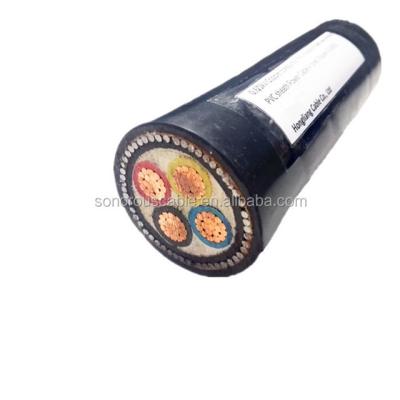 China Construction 1kV Cu/EPR/CPE 3x120+1x35mm2 Rubber Cable Tensile Strength: not less than 2700KN for sale