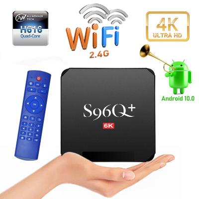 China Custom New Arrival S96Q+ H616 6K 4G 32G TV Box Android Mini Media Player Tv Box 10.0 VS H96 MAX H616 T95 for sale