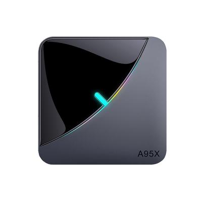 China A95X F-3 Android TV Box Amlogic S905X3 IP TV Box Support Dual 5g Wifi Android 9.0 F-3 Custom Smart TV Box A95X BT 4GB+64GB for sale