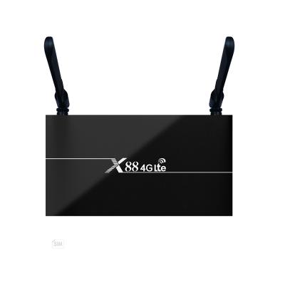 China OEM X88 2GB 16GB LE Support Gigabyte 4G LTE Used in Android 9.0 TV Box RK3328 SIM Card Mini Media Player PK Satellite Receiver Worldwide for sale