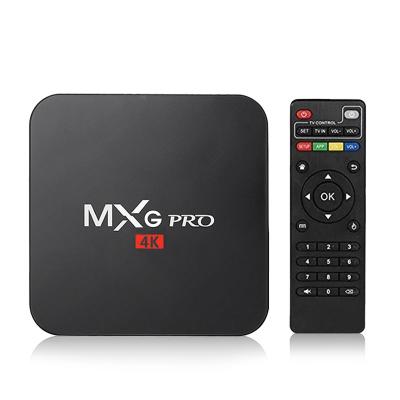 China Support OEM Android box MXG technology smart media player PRO for 4k tv hd tv receiver 1gb+8gb 2gb+16gb tvbox for sale