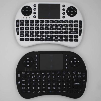 China Wholesale AIR MOUSE Backlight i8 Mini Keyboard 2.4GHz Wireless Air Mouse I8 Mini Wireless Keyboard with Handheld Touchpad for sale