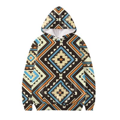 China 2021 Pint Pullover 3D African Tribal Pattern Lightweight Hoodie Anti Shrink Hoodie In Fall for sale