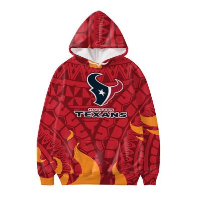 China 2021 Autumn Texan Houston Pullover Anti Shrink Football Jersey Man Tops Streetwear Mens Hoodies Long Sleeve Pullover Loose Oversized Hoodie for sale