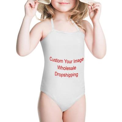 China 2021 QUICK DRY Custom Design One Piece Summer 3-8 Years Old Kid Girls Swimwear Little Girl Hawaiian Thong Pattern Swimwear for sale