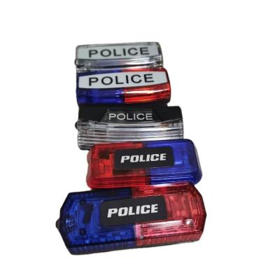 China High Quality PC Plastic Flashing New Red Blue Led Police Shoulder Light for sale