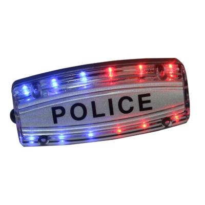 China Traffic police high quality plastic waterproof signal forest PC red blue led strobe shoulder flasher warning light for police price for sale